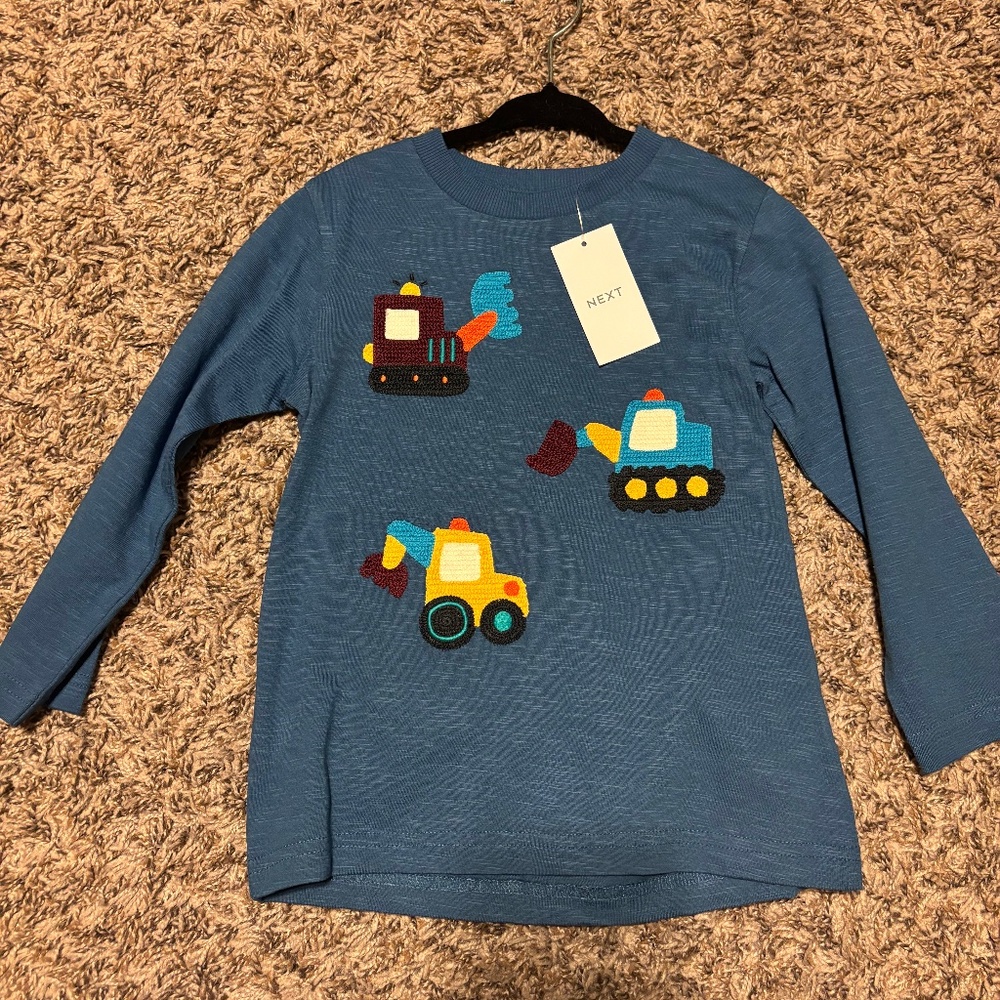 Next Digger Appliqué Cotton Long Sleeve 2-3 Years